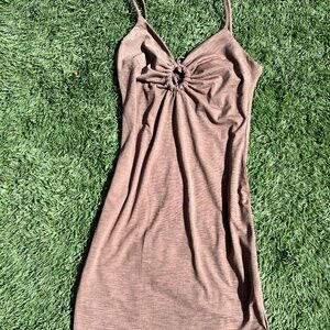 Brown Bodycon Dress